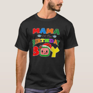 Mama Of The Birthday Boy Funny Melon Family Matchi T-Shirt