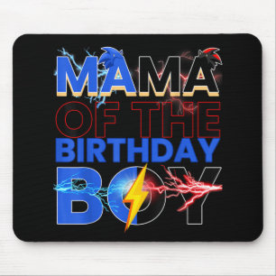 Mama Of The Birthday Boy Hedgehog Family Party Dec Mouse Mat