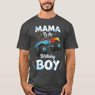 Mama Of The Birthday Boy Monster Truck Bday Women T-Shirt