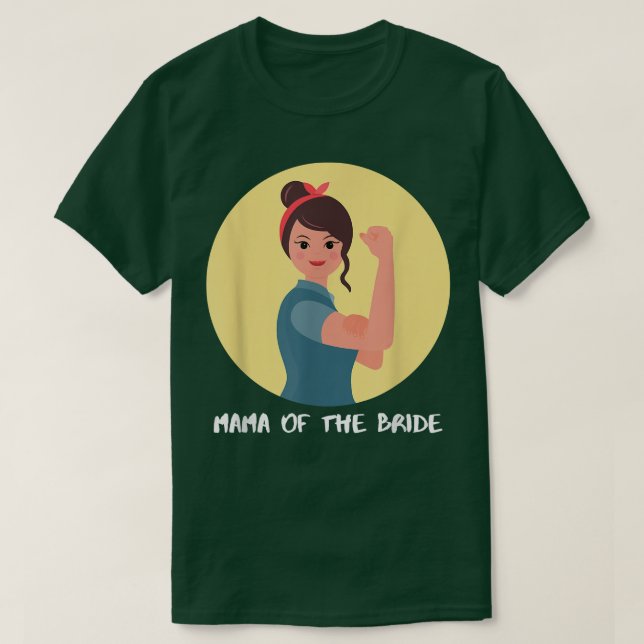 Mama Of The Bride 356 T-Shirt (Design Front)