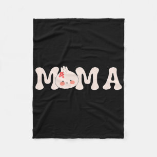 Mama Of The Dumpling First Birthday Ba  Fleece Blanket