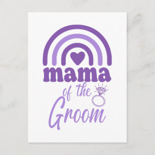 Mama of the Groom Holiday Postcard