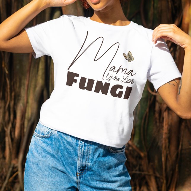 Mama of The Little Fungi Mushroom Baby Shower Fall T-Shirt (mama of the little fungi mushroom theme fall autumn gifts mother to bee ideas)