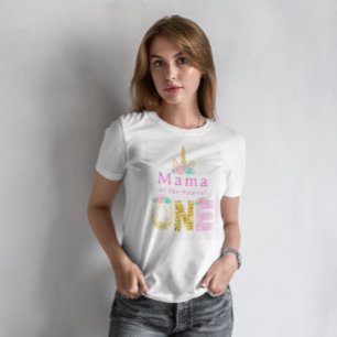 Mama of the Magical One Unicorn 1st Birthday T-Shirt