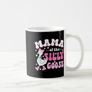 Mama of the silly goose first birthday party famil coffee mug
