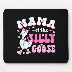 Mama of the silly goose first birthday party famil mouse mat