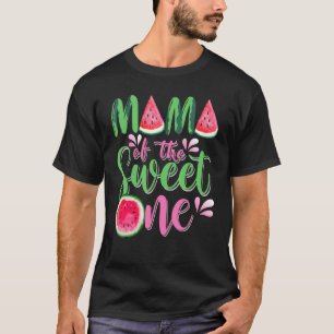 Mama Of The Sweet One Birthday Watermelon Matching T-Shirt