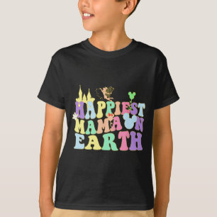 Mama On Earth Groovy Fun Mum Mummy Mother's Day  T-Shirt
