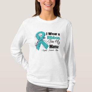 Mama - Ovarian Cancer Ribbon T-Shirt
