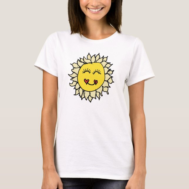 Mama Peggy's Sun Drawing Colour T-Shirt (Front)