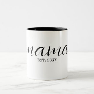 Mama Personalised Two-Tone Coffee Mug