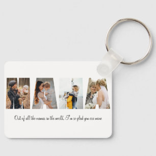 Mama Photo Collage Keychain for Mother's day