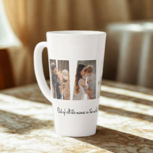 Mama Photo Collage Latte Mug for Mother's day
