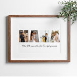 Mama Photo Collage Poster for Mother's day<br><div class="desc">This is a poster featuring 4 photos along with a custom message. This is the perfect gift for mom for mother's day,  her birthday or Christmas.</div>
