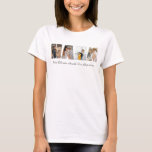 Mama Photo Collage T-Shirt for Mother's day<br><div class="desc">This is a t-shirt featuring 4 photos along with a custom message. This is the perfect gift for mom for mother's day,  her birthday or Christmas.</div>