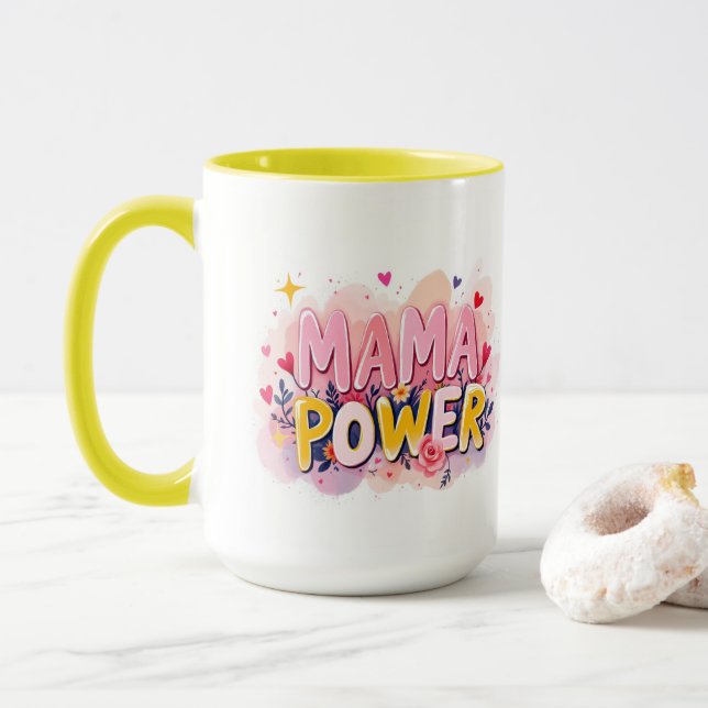 Mama Power Mug (With Donut)