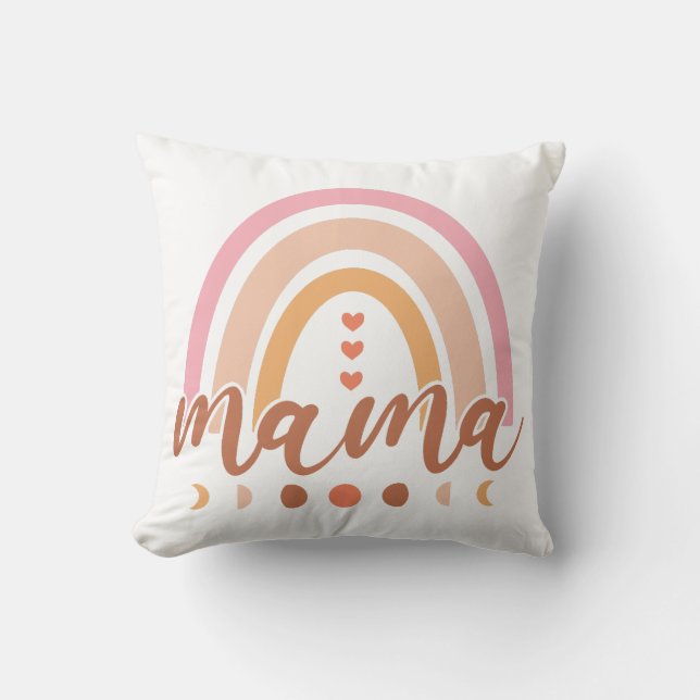Mama Pretty Rainbow Cushion (Front)