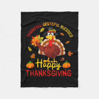 Mama Pumpkin Matching Family Halloween Thanksgivin Fleece Blanket