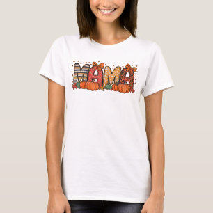 Mama Pumpkin Spice Halloween Gift Spooky T-shirt