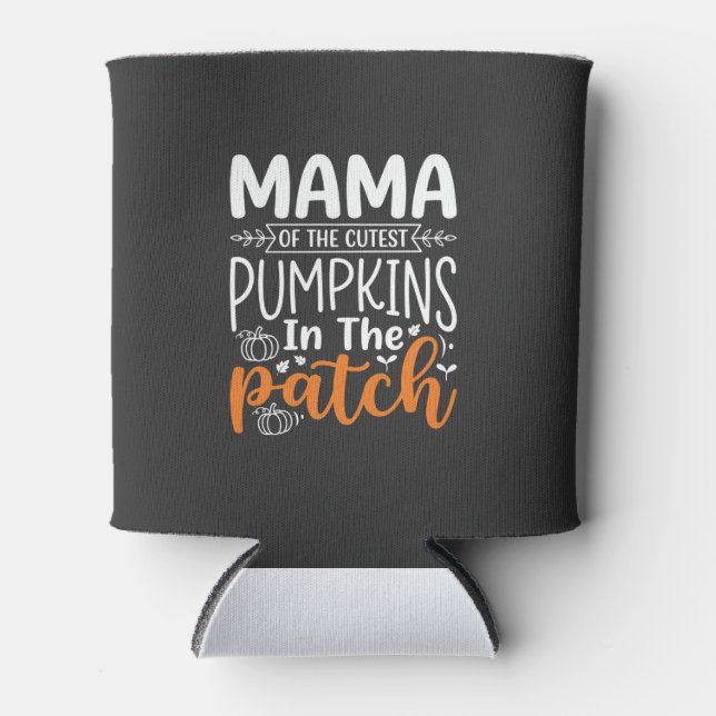 Mama Pumpkins Patch Halloween Design_1 Can Cooler (Front)