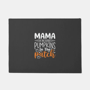 Mama Pumpkins Patch Halloween Design_1 Doormat