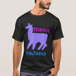 Mama Purple Llama Pajama T-Shirt