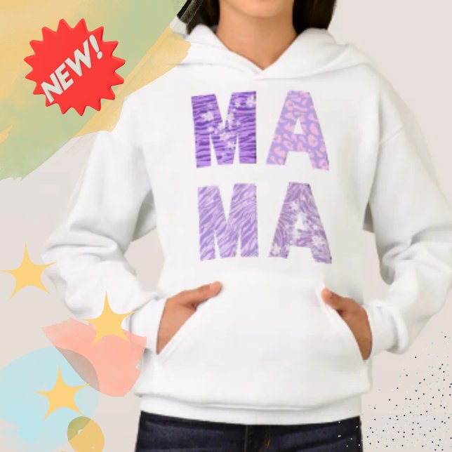 MAMA – Purple Pattern Zebra Love With Shadow (#Mom #MothersDay
#MomsDay #MomDay
#Mama #Pattern #Purple #ZebraPattern )