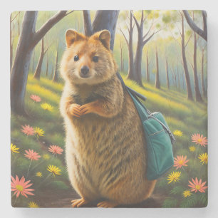 Mama Quokka Ready To Shop, Stone Coaster