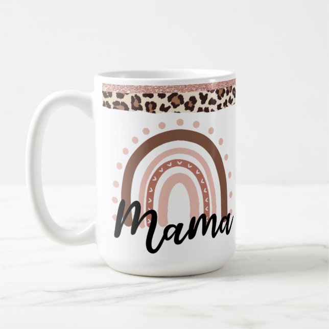 Mama Rainbow Coffee Mug (Left)
