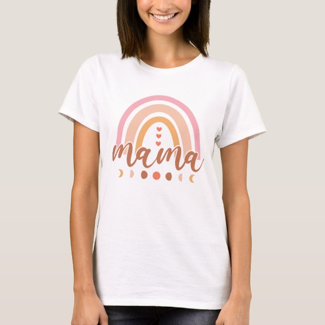Mama Rainbow  T-Shirt (Front)