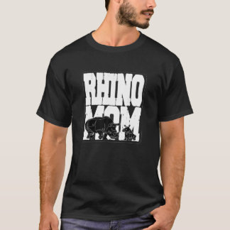Mama Rhino Mum Rhinoceros, Funny Cute For Mother's T-Shirt