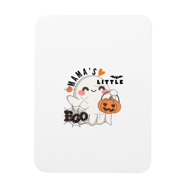 Mama’s Boo – Cute Kawaii Halloween Boo 2025 Graphi Magnet (Vertical)