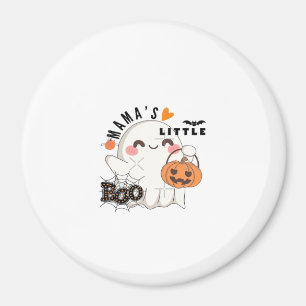 Mama’s Boo – Cute Kawaii Halloween Boo 2025 Graphi Magnet