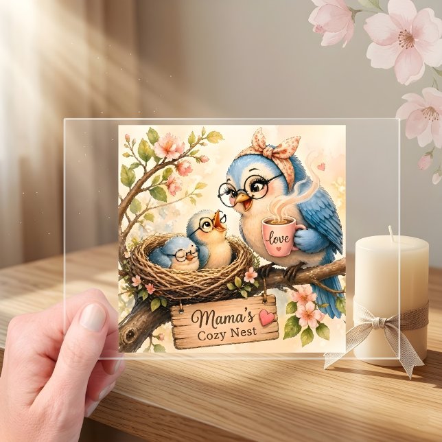 Mama’s Cosy Nest  Acrylic Invitations (Creator Uploaded)