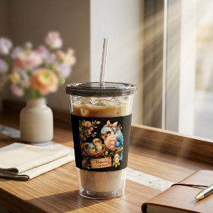 Mama’s Cosy Nest Black Acrylic Tumbler Gift