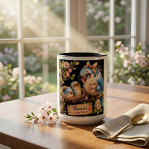 Mama’s Cosy Nest Black Mug 