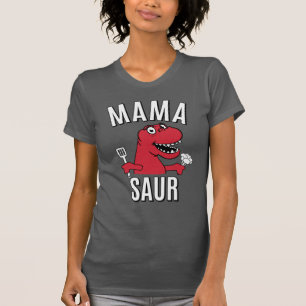 MAMA SAUR SMILE DINOSAUR MOTHERS DAY T-Shirt