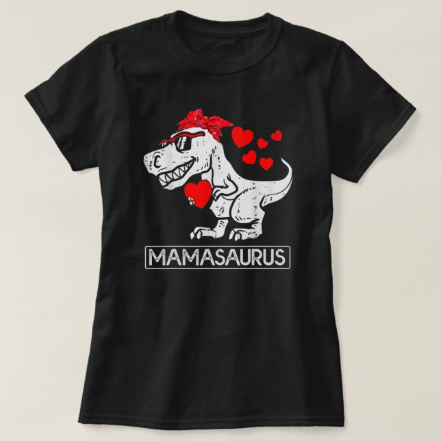 Mama Saurus Mother Saurus Mothers Day Mom Womens T-Shirt (Design Front)
