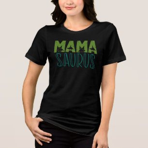 Mama Saurus, Mother's Day Tri-Blend Shirt