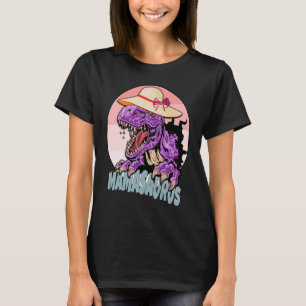 Mama Saurus Trex Mother's Day Dinosaur Mama Dinosa T-Shirt