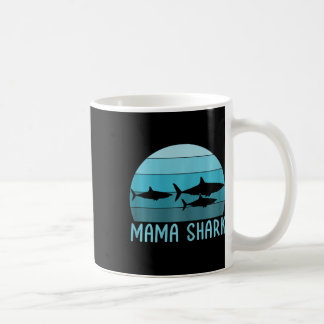 Mama Shark Mum Of 2 Mother's Day  Coffee Mug