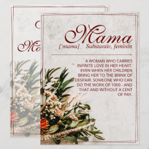 Mama - simply irreplaceable - Bouquet