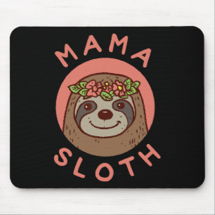 Mama Sloth Cute Gift For Mum From Son Daughter Mot Mouse Mat