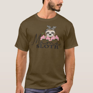 Mama Sloth For Women, I Love Mum, Girls Sloth T-Shirt