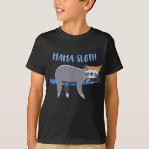 Mama Sloth Sloth Spirit Animal Matching Family T-Shirt