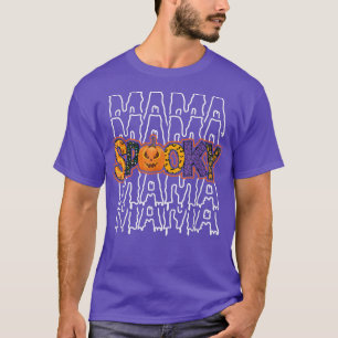 Mama Spooky Tee,Mummy Spooky Tee,Spooky Season Hal T-Shirt