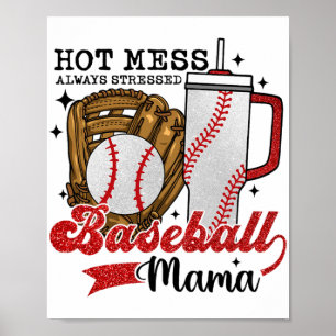 Mama Sport Mum Women Mothers Day 2024 Girls Kids  Poster