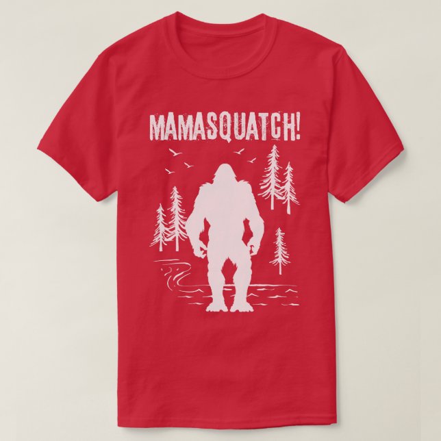 Mama Squatch T-Shirt (Design Front)