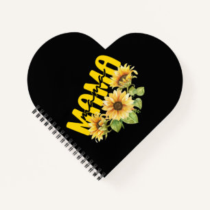 Mama Sunflower Sunshine - Cheerful Floral Design Notebook
