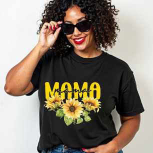 Mama Sunflower Sunshine - Cheerful Floral Design T-Shirt